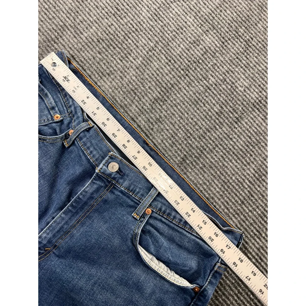 Levis 502 Regular Taper Jeans Mens 36x29 Blue Medium Wash Denim Pants